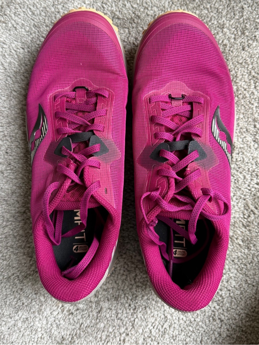 Saucony Women's Fuchsia Lightweight Trail Running Sneakers